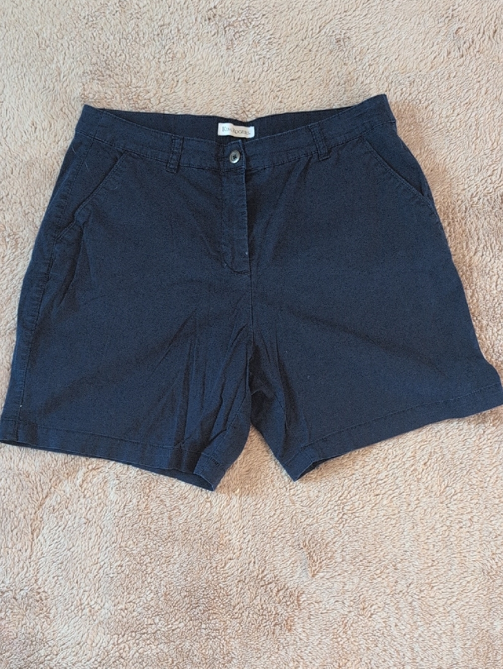 Kim Rogers Navy Casual Bermuda Shorts Size 14